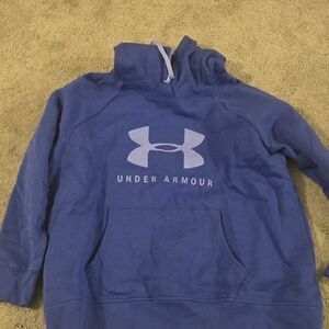 Under Armour Royal Blue Logo Pullover Hoodie